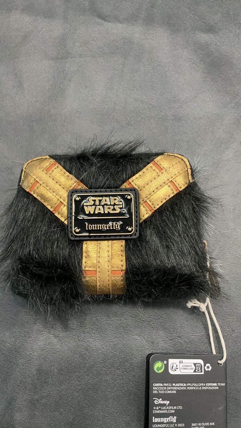 Loungefly NWT Black Krrsantan Zip Around Wallet - Star Wars
