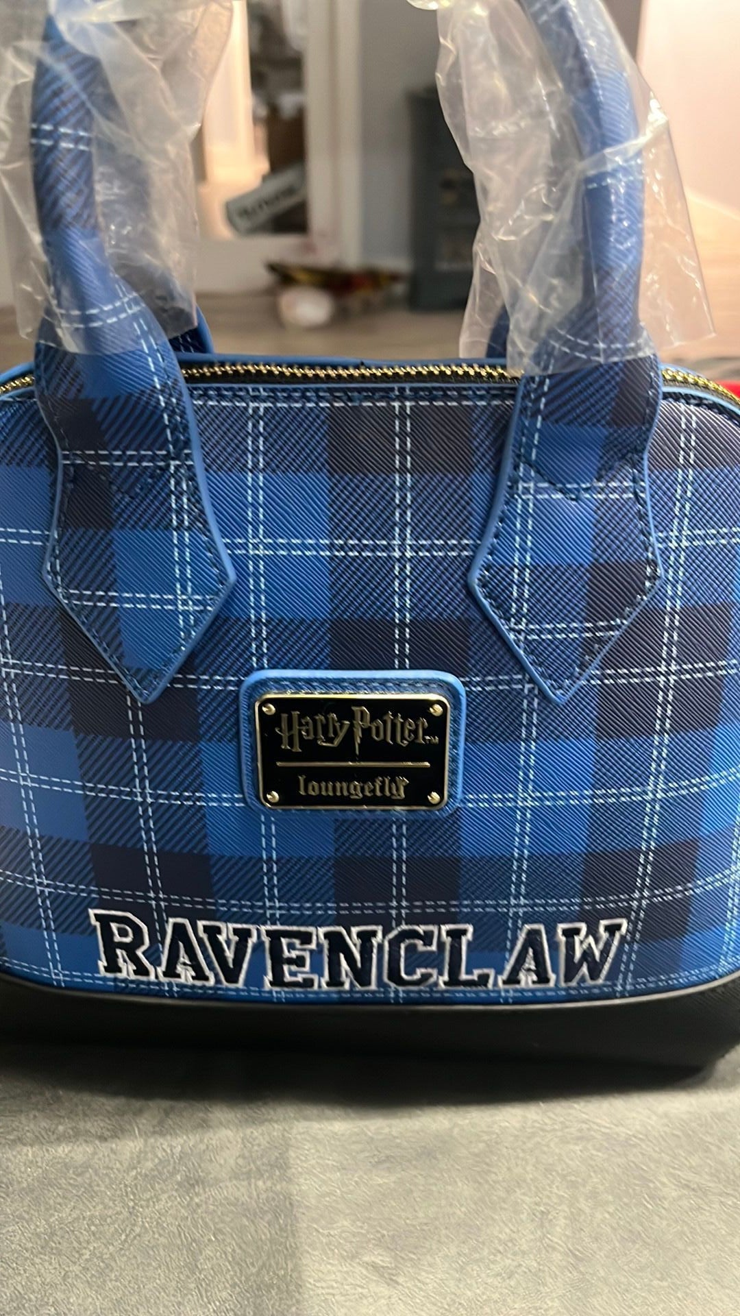 Loungefly NWT Harry Potter Ravenclaw Varsity Plaid Crossbody Bag