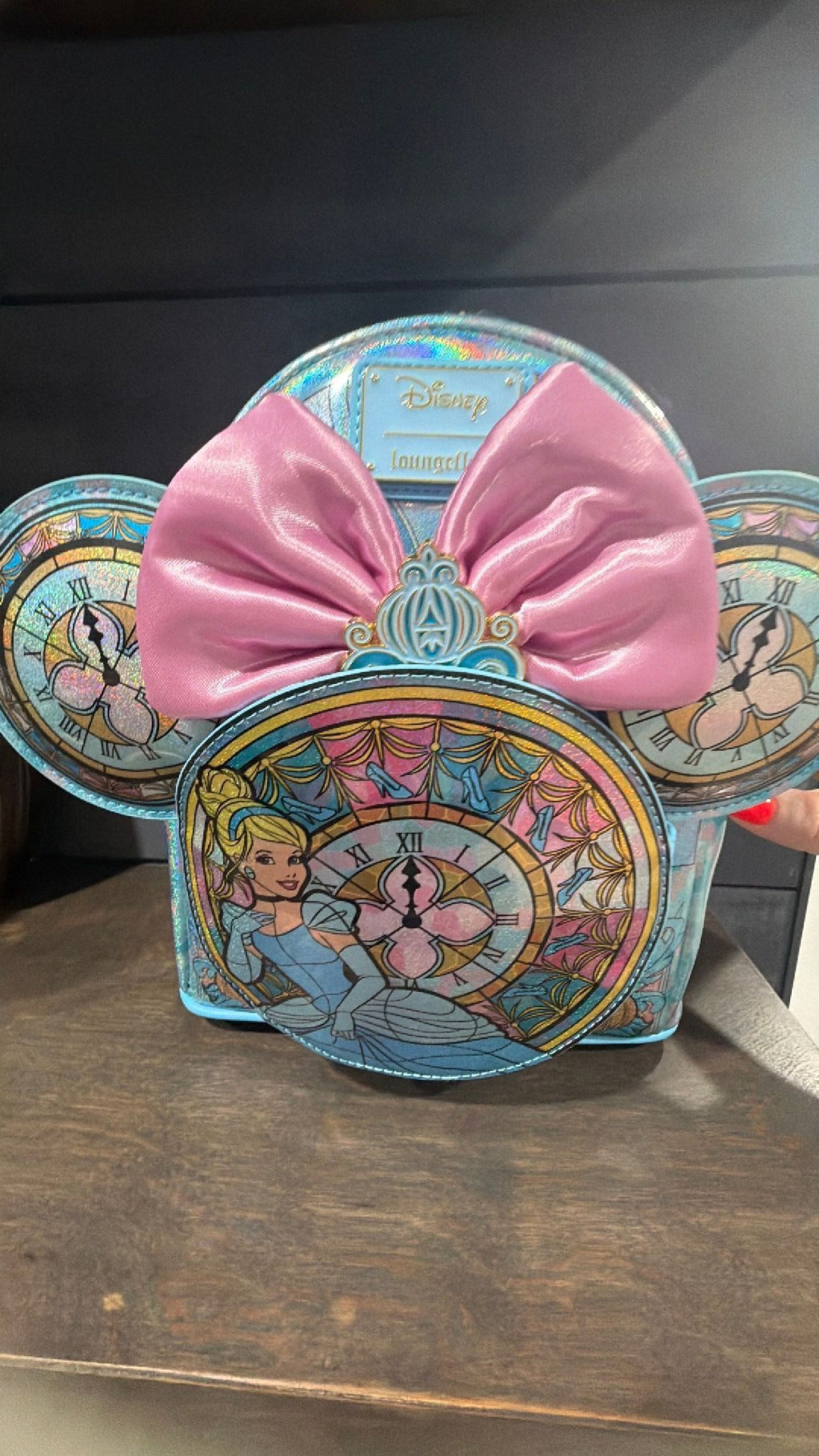 Loungefly EXCLUSIVE DROP: Disney Princess Stained Glass Collection Cinderella Mini Backpack With Ear Attachment - 1/30/26