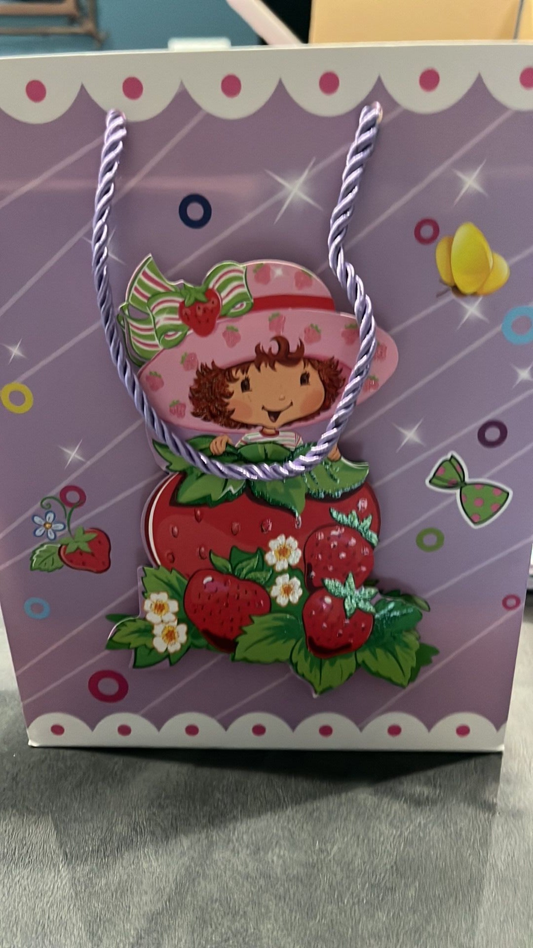 Strawberry shortcake gift bag NWOT