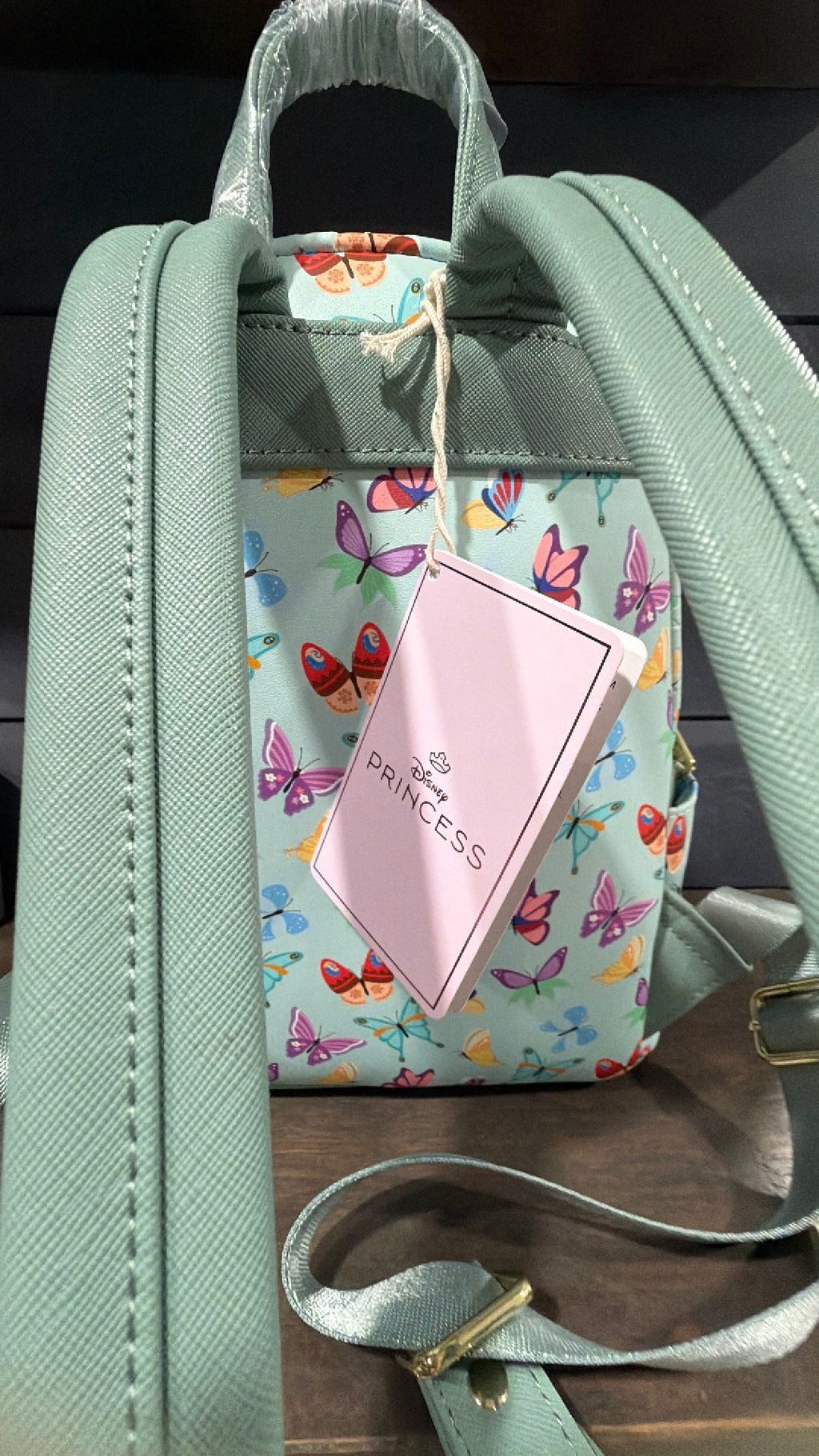 Princess butterflies backpack NWT
