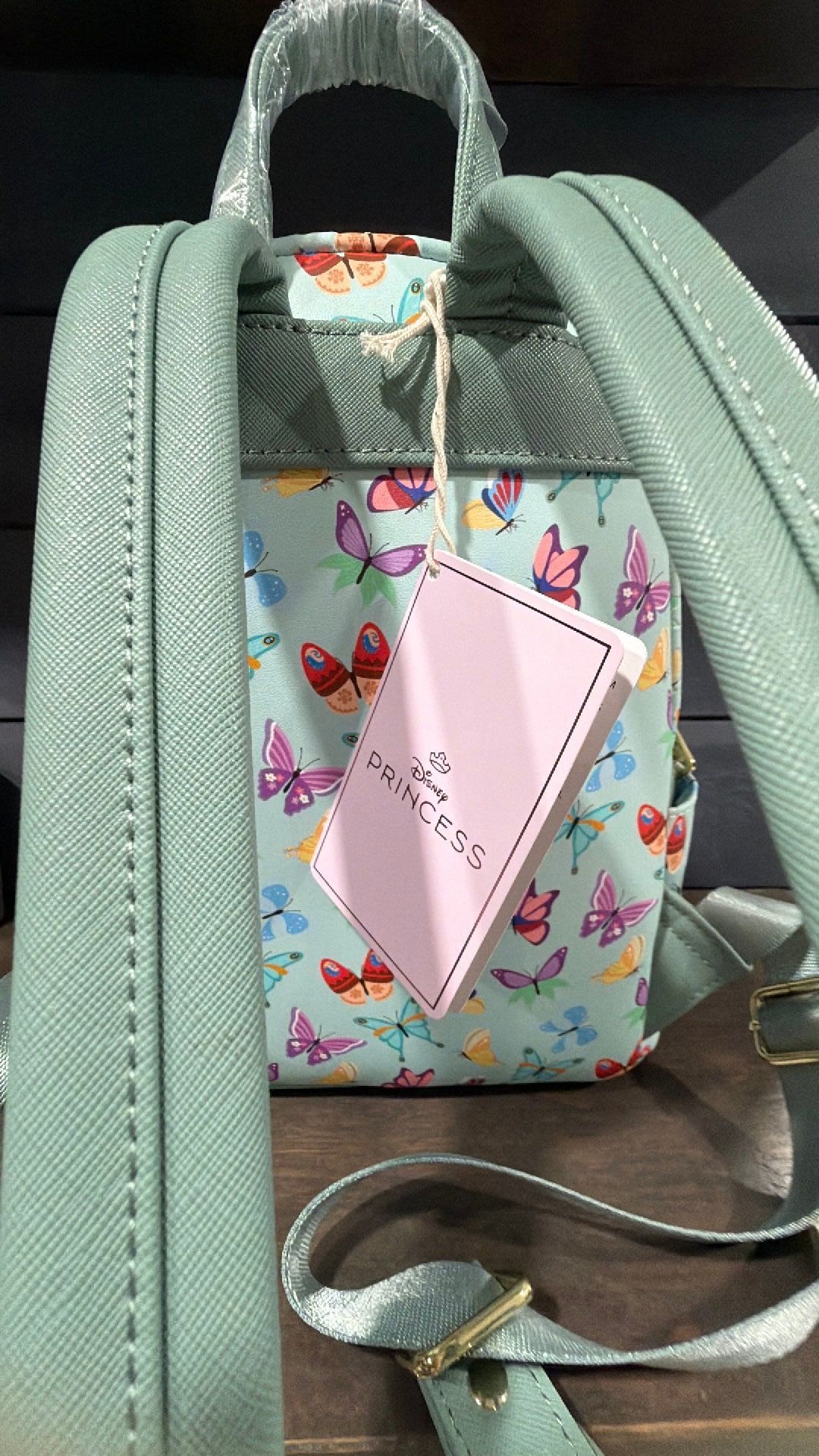 Princess butterflies backpack NWT