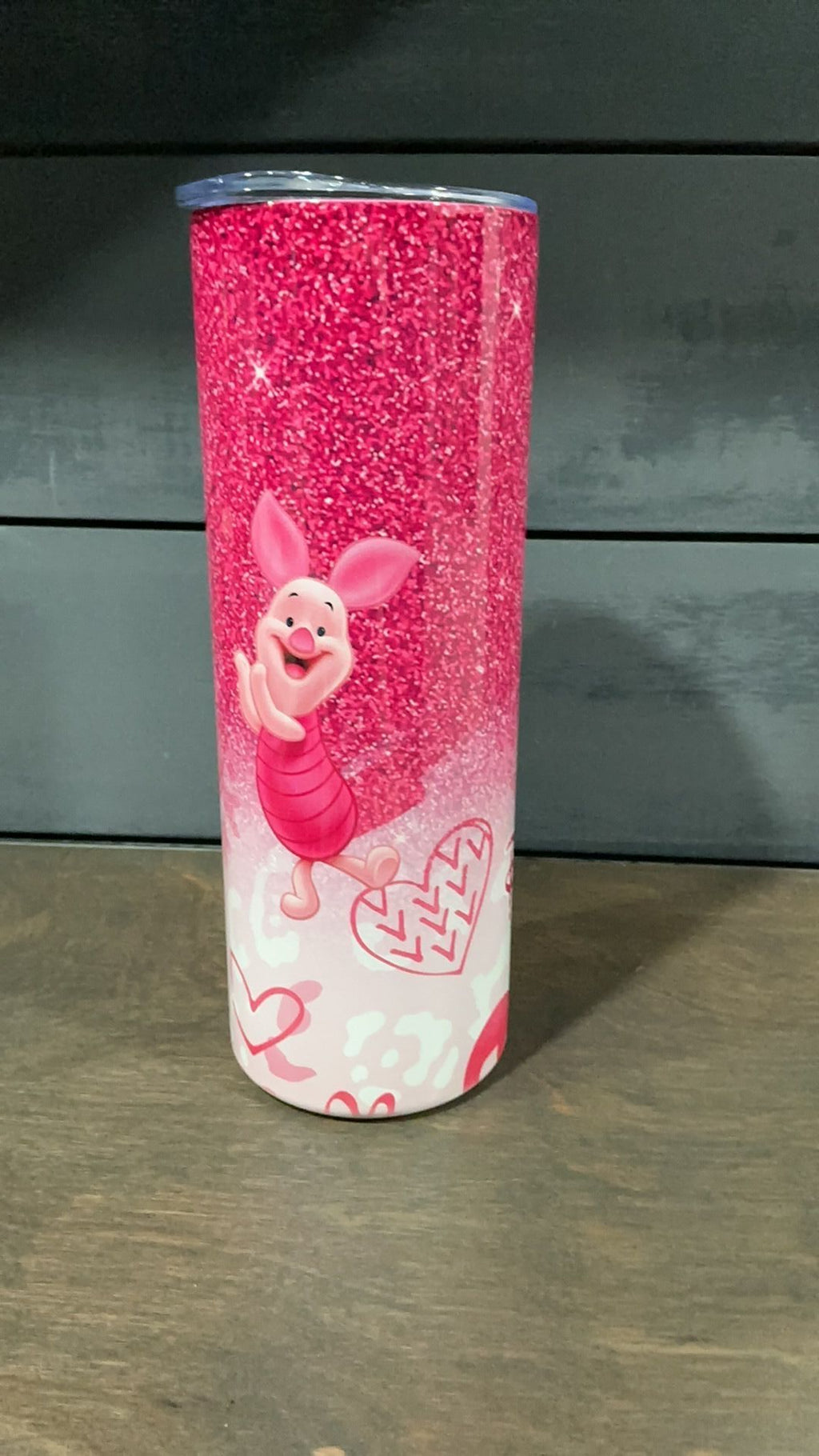 Piglet inspired tumbler