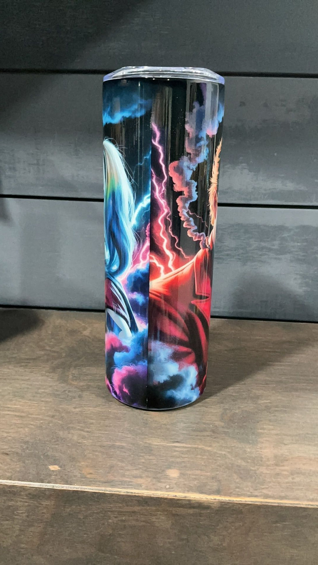 Harley Quinn and joker inspired tumbler