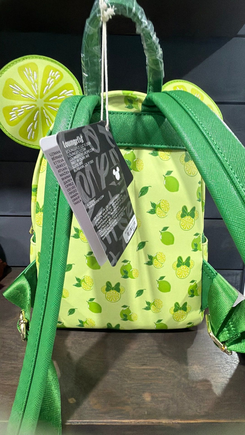 Minnie Mouse keylime backpack