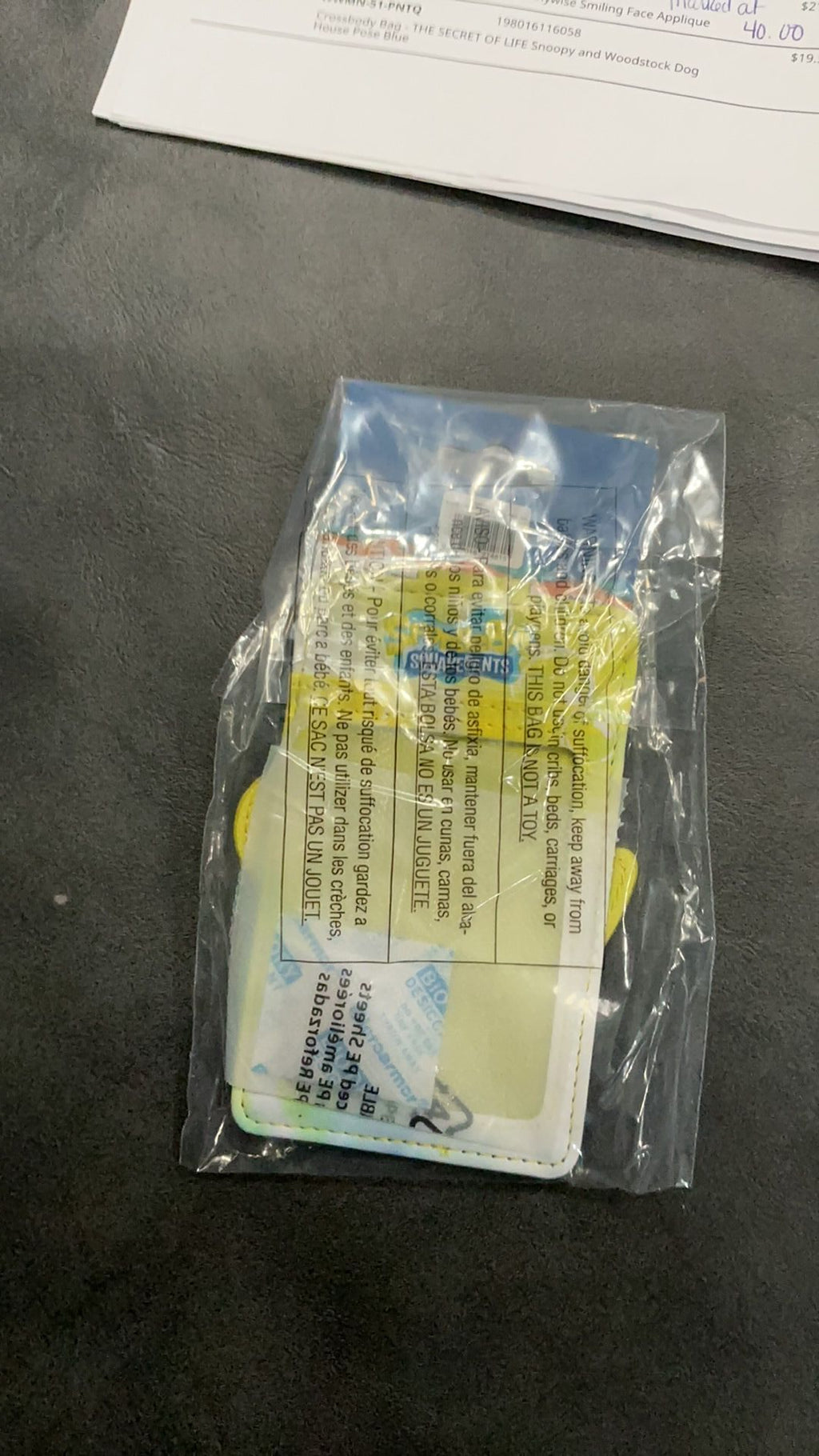 SpongeBob cardholder NWT