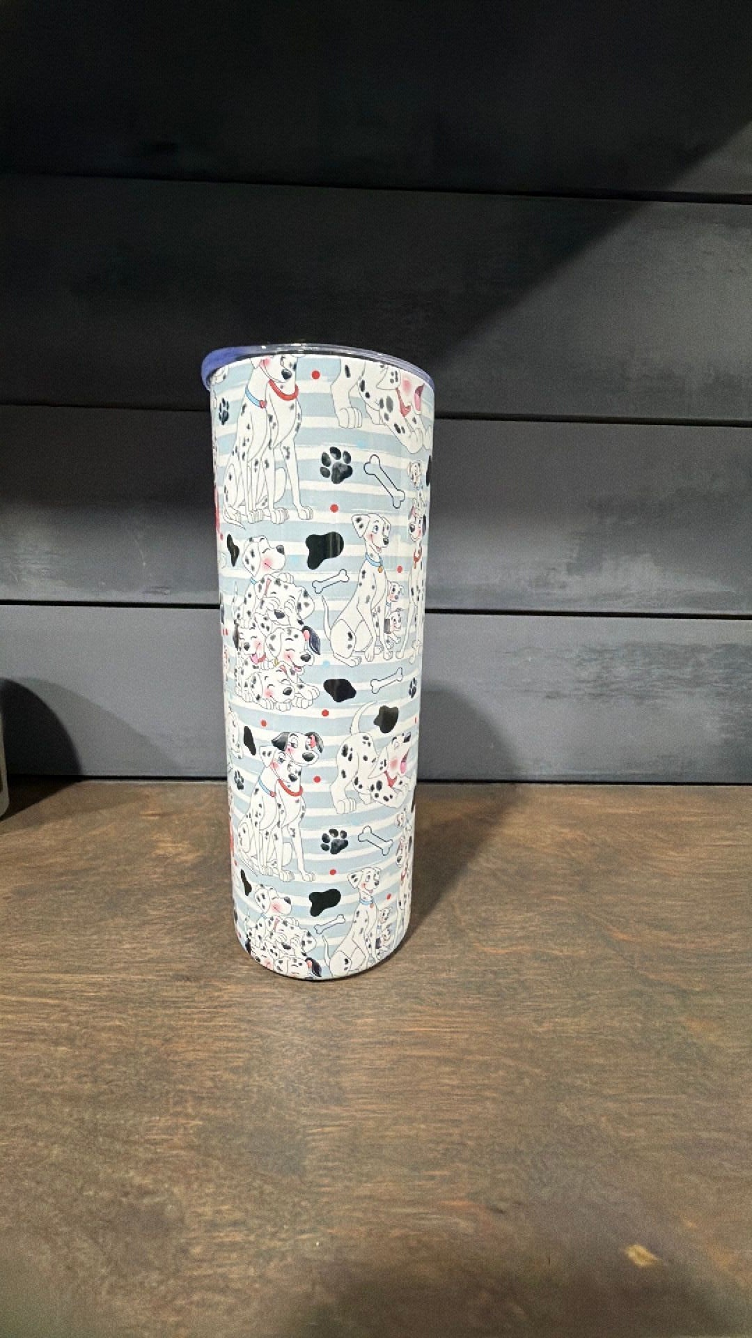Dalmatian inspired tumbler