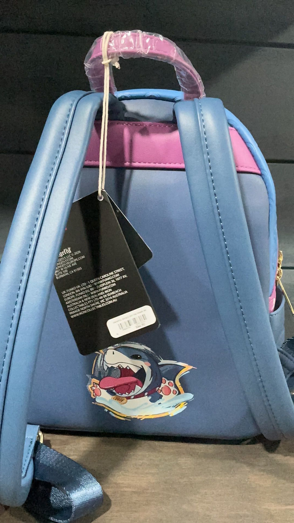 Jeff the shark backpack NWT