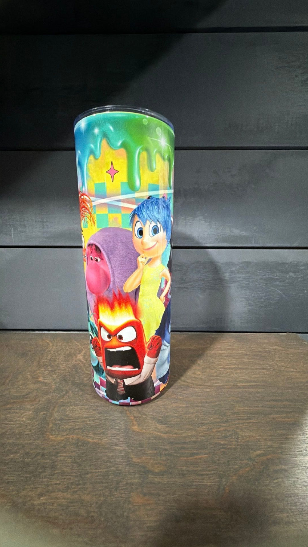 Inside out inspired tumbler