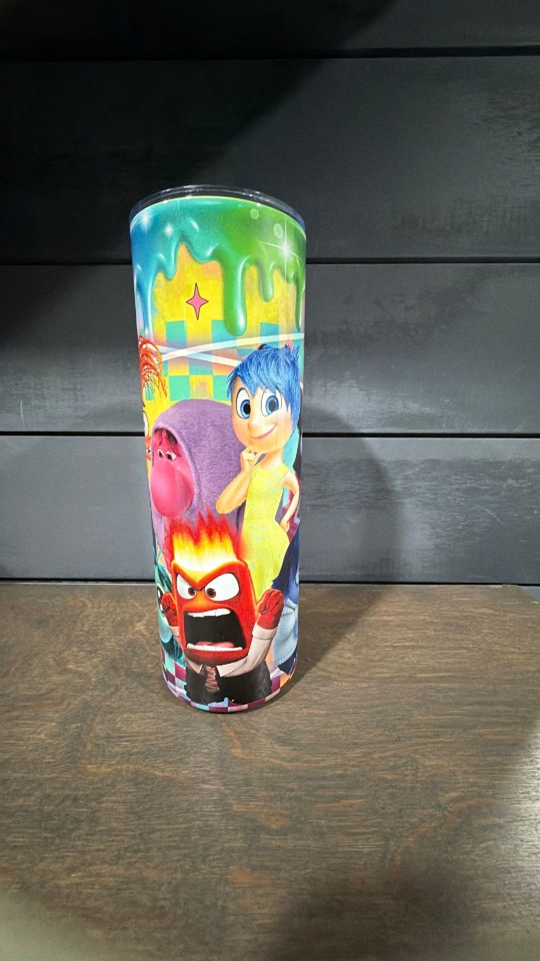 Inside out inspired tumbler