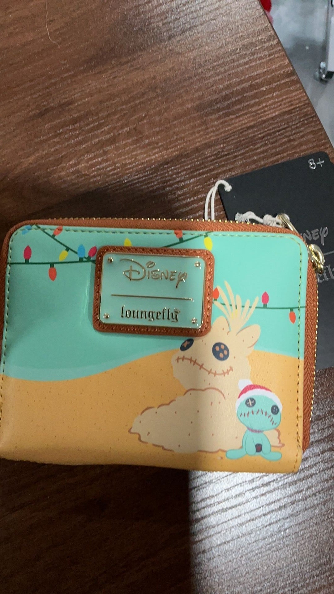 Stitch Christmas wallet NWT