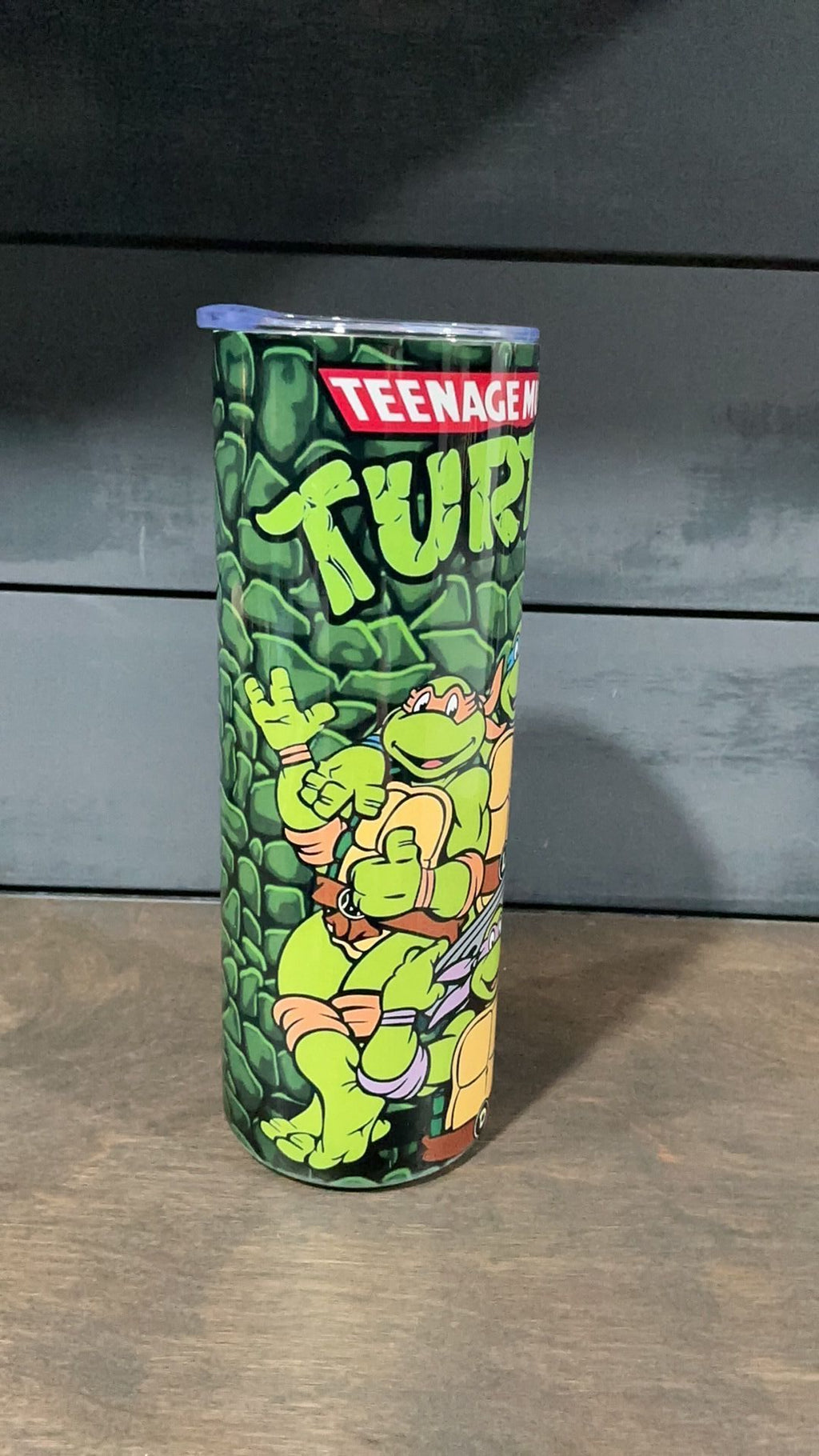 Ninja turtles inspired tumbler