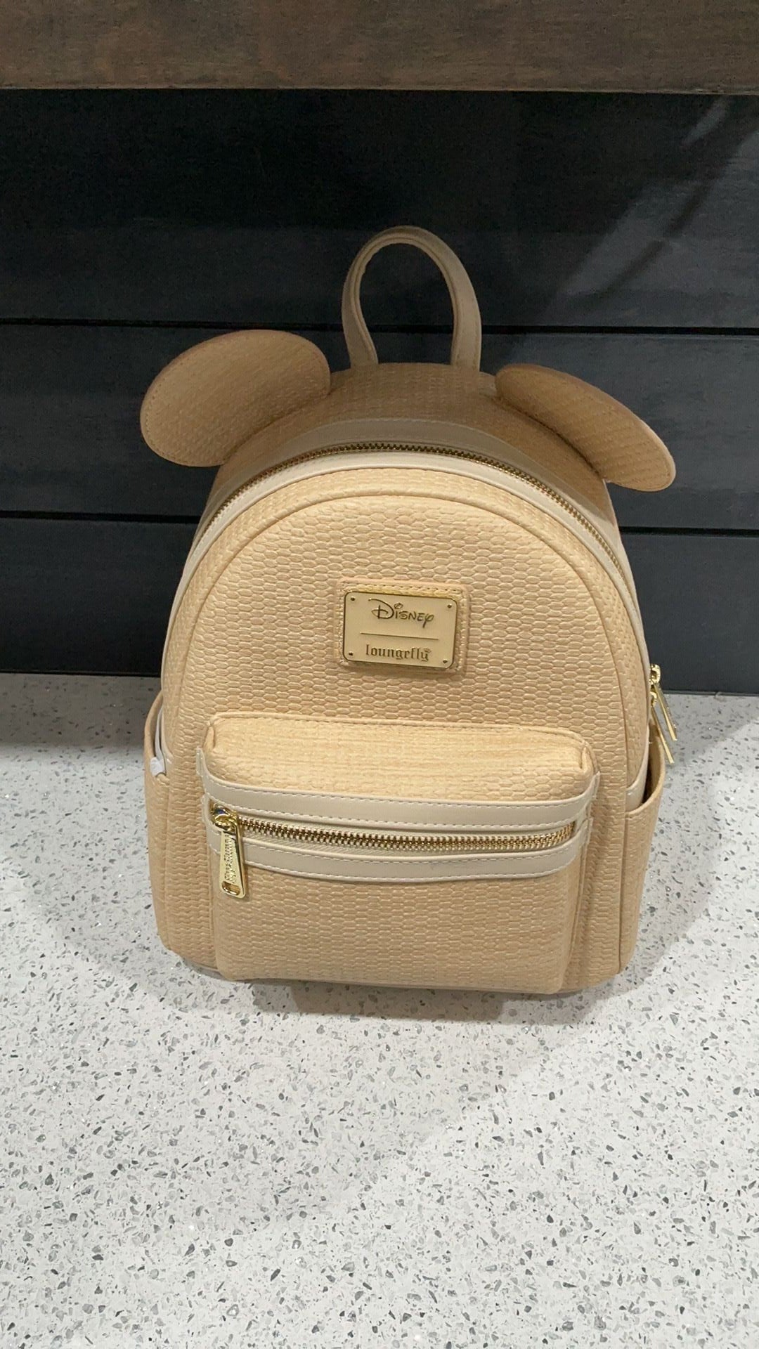Mickey Mouse NWT Straw Cosplay Mini-Backpack