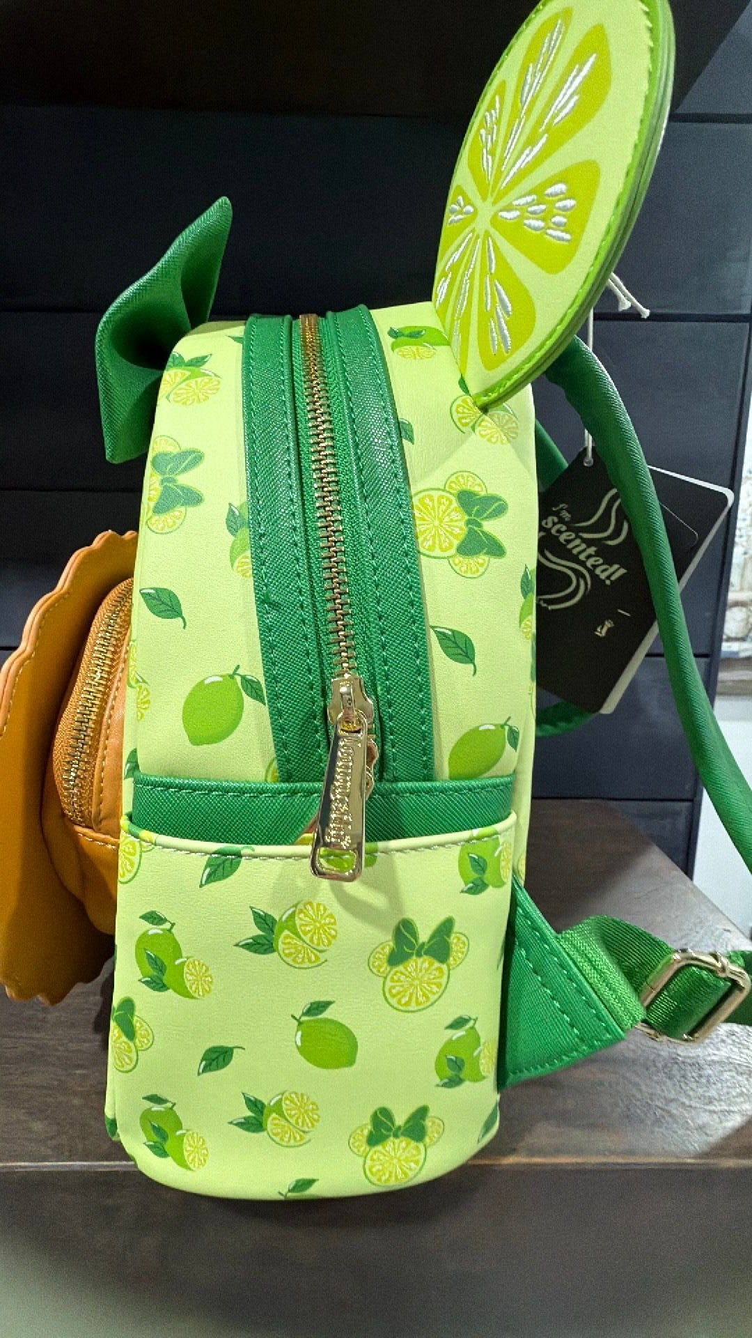 Minnie Mouse keylime backpack