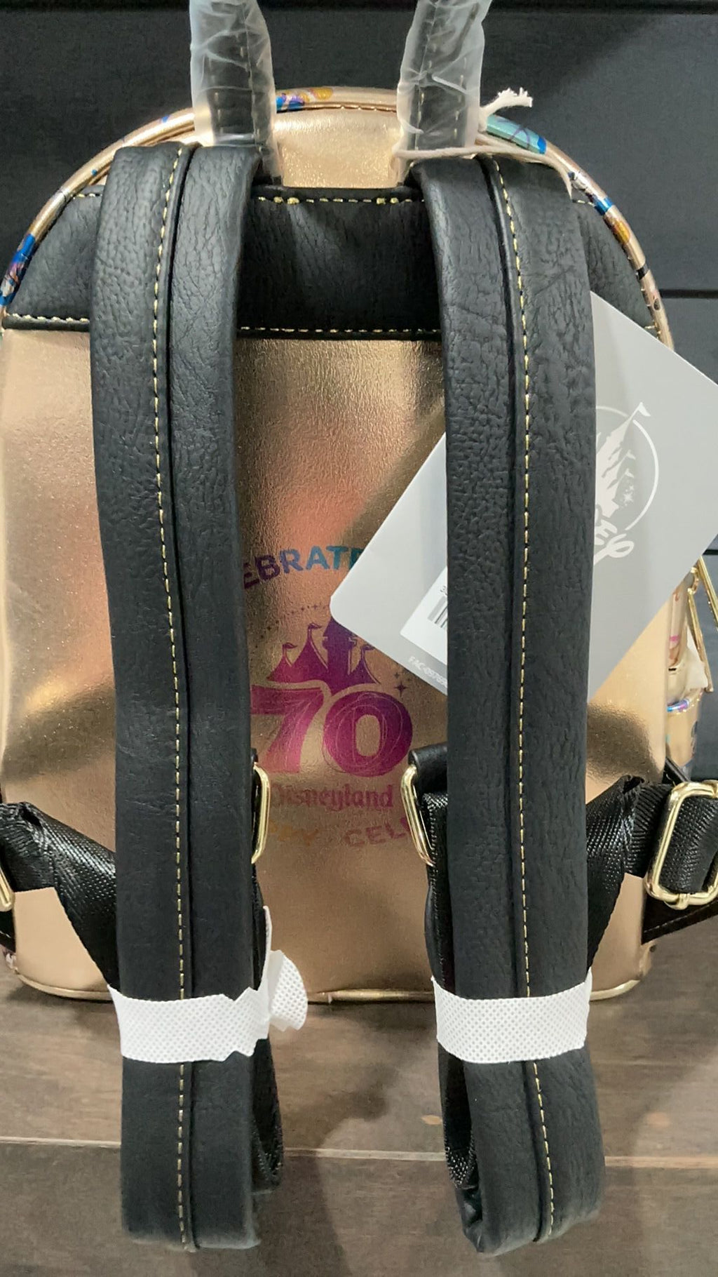 Loungefly NWT Mickey Mouse And Friends Mini Backpack Disneyland 70th Anniversary
