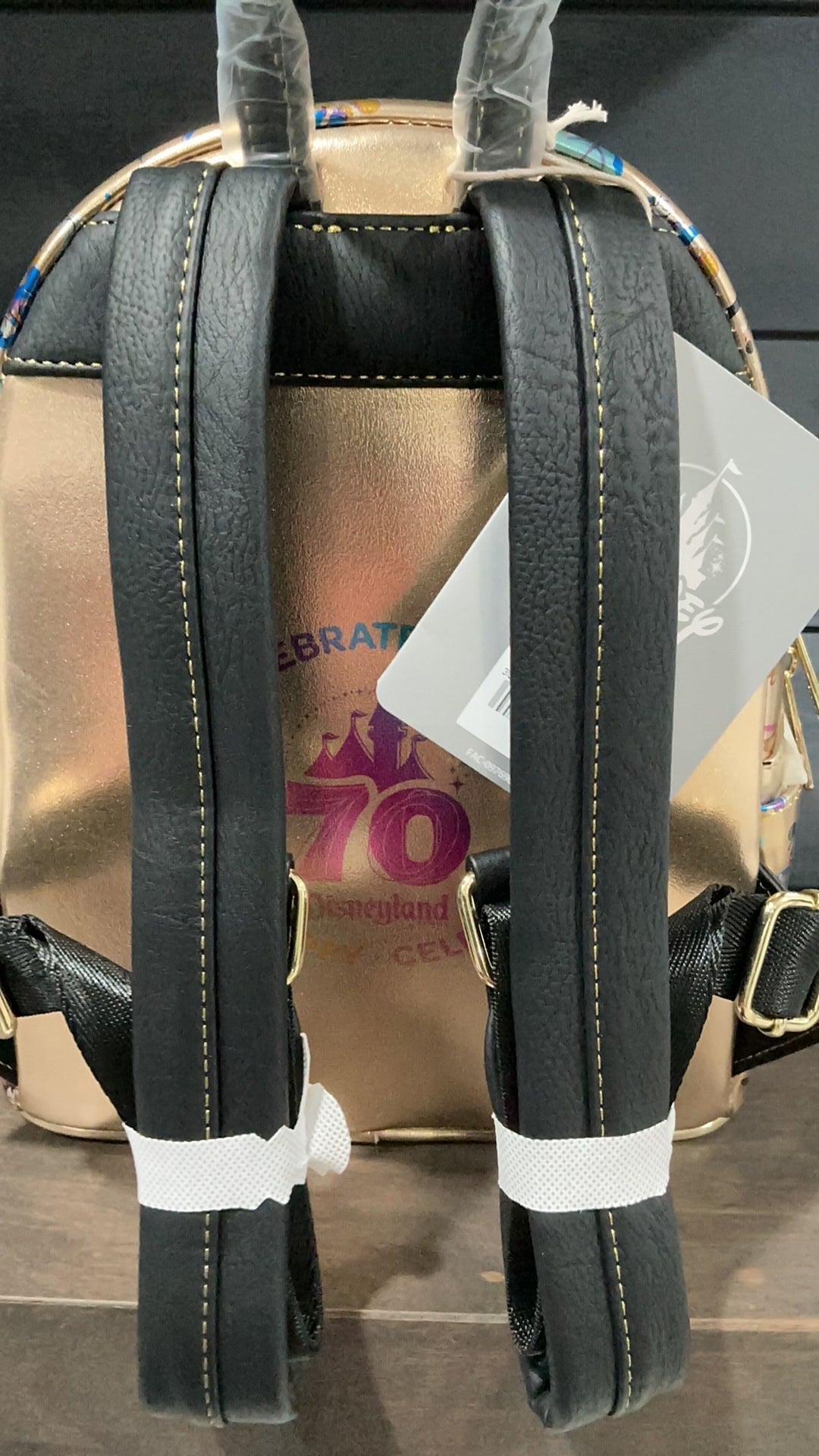 Loungefly NWT Mickey Mouse And Friends Mini Backpack Disneyland 70th Anniversary