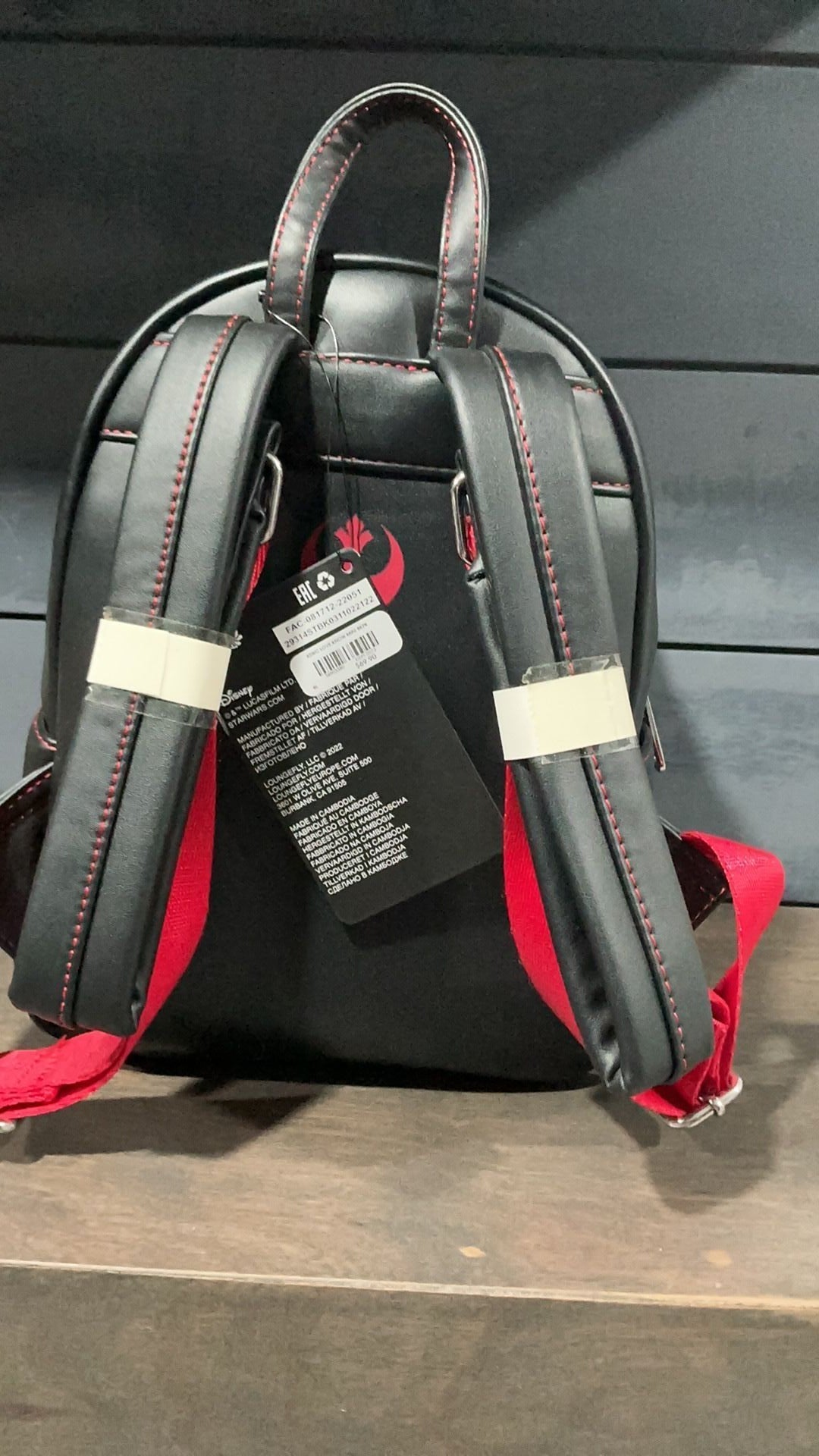 Star Wars backpack NWT