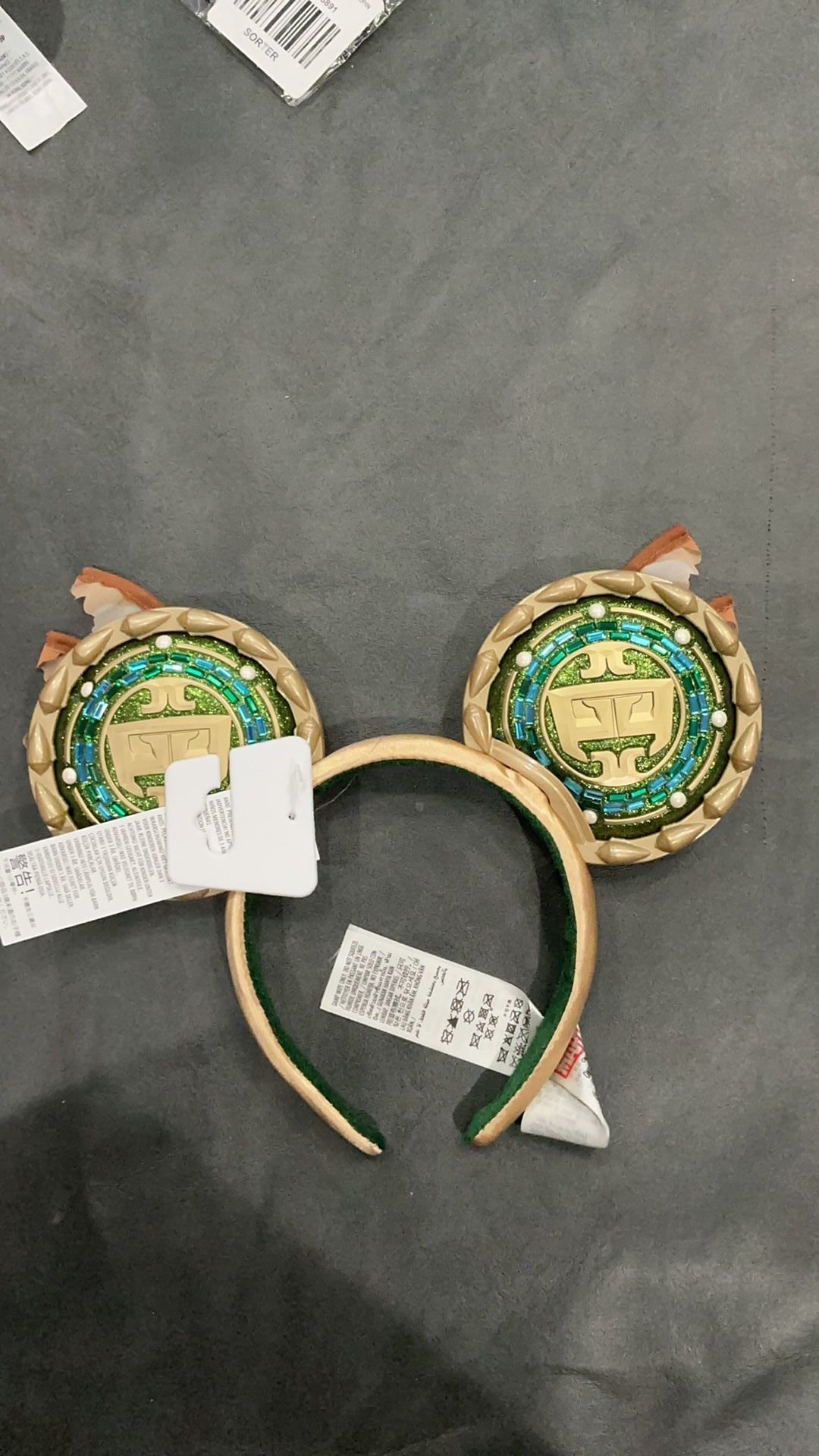 Black panther ears NWT