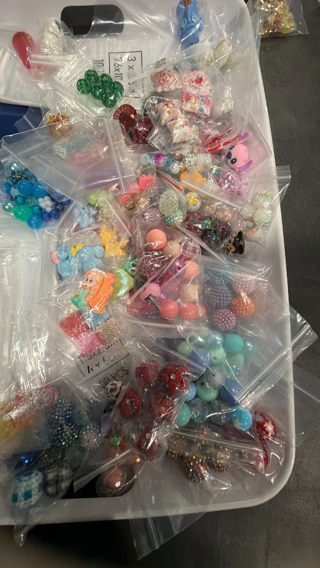 Random pulls of beads