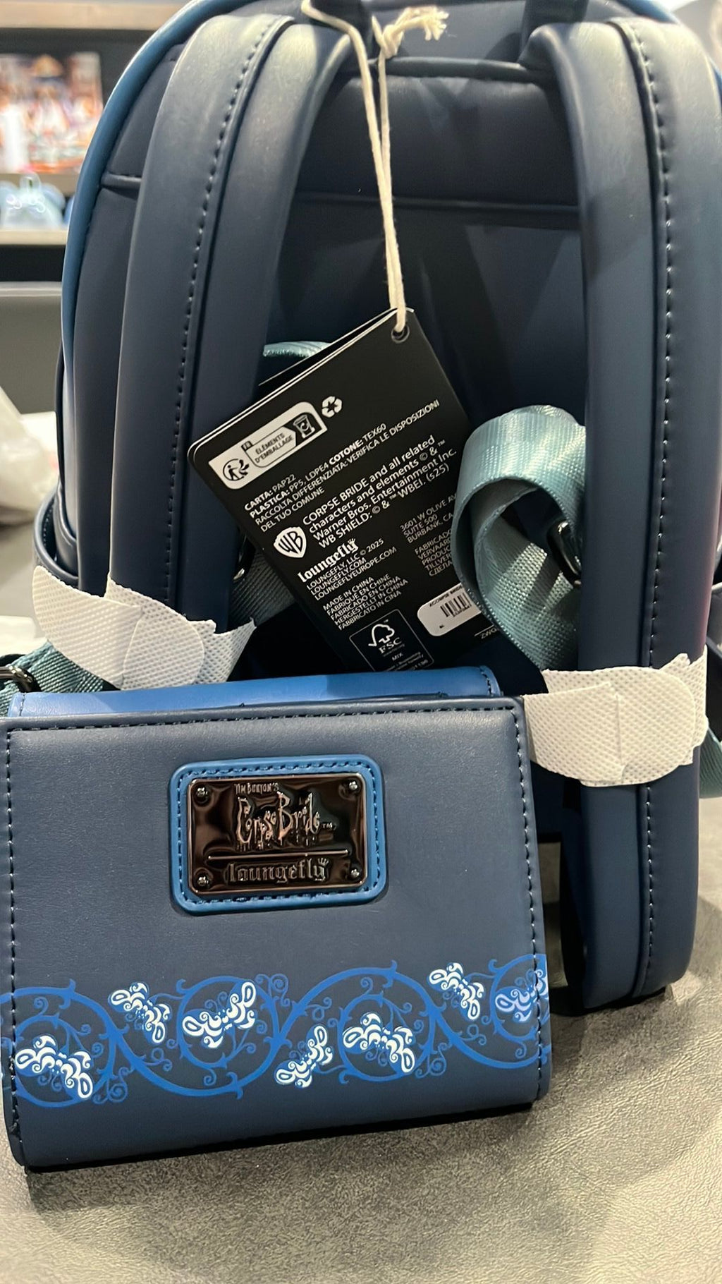Corpse bride wallet and backpack NWT