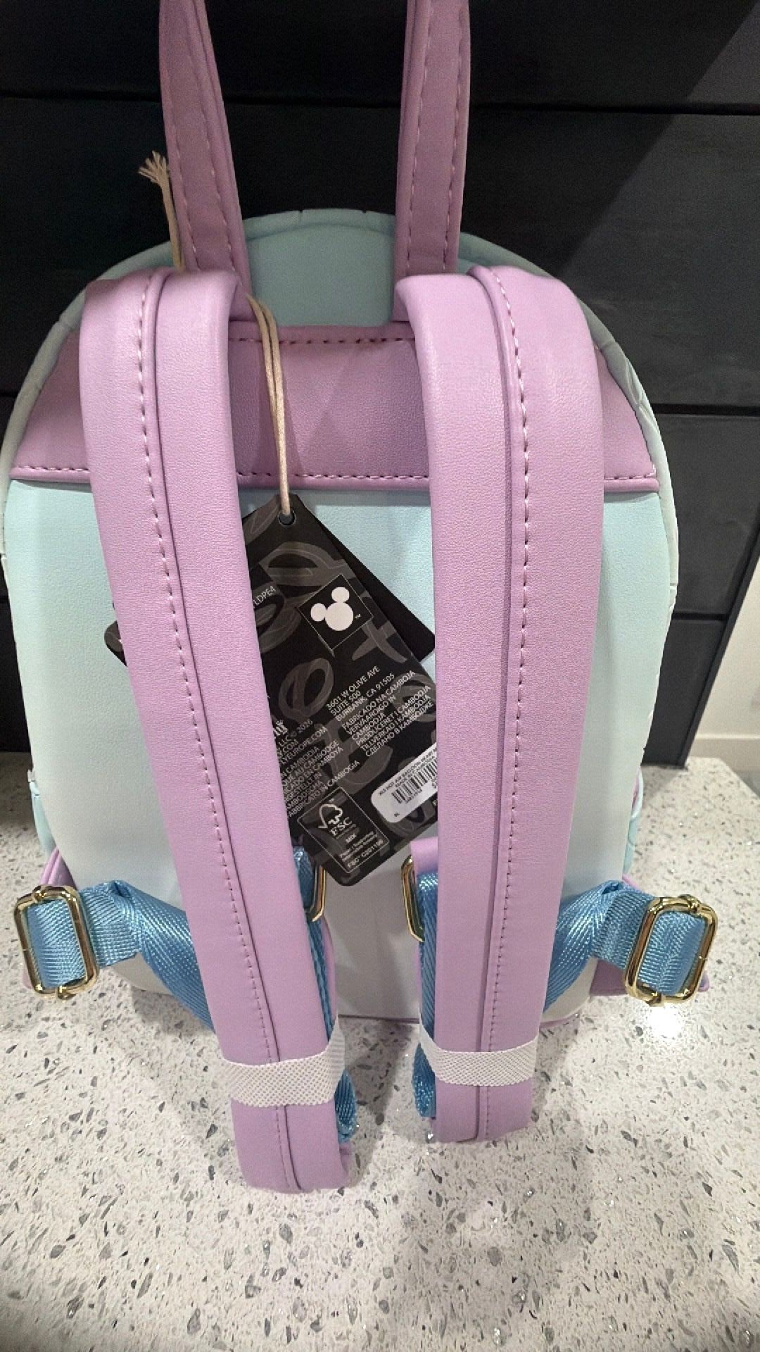 Stitch and angel backpack NWT