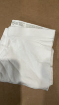 Girls white spandex shorts NWOT size 10/12