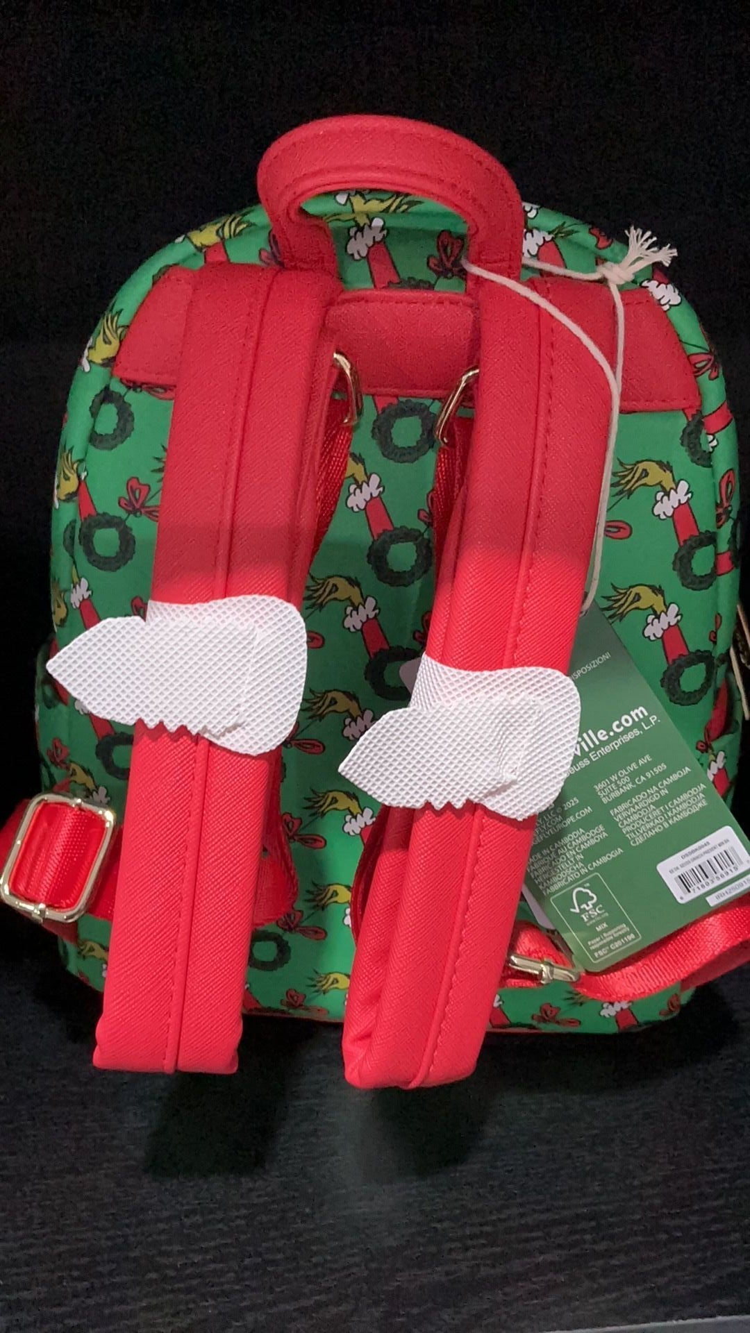 Grinch AOP backpack NWT