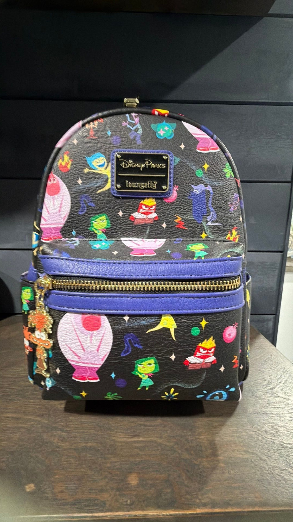Disney Parks Inside Out Loungefly Mini Backpack New with Tag