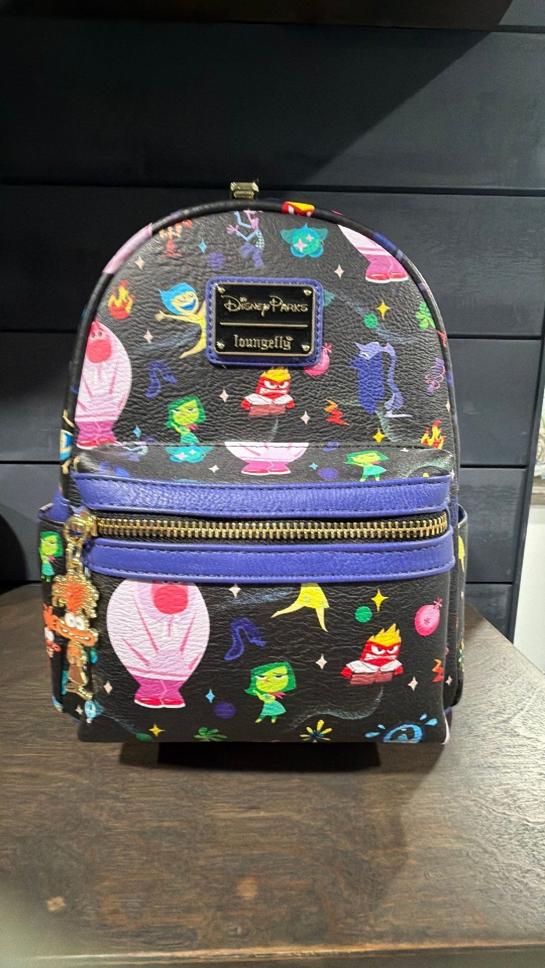 Disney Parks Inside Out Loungefly Mini Backpack New with Tag