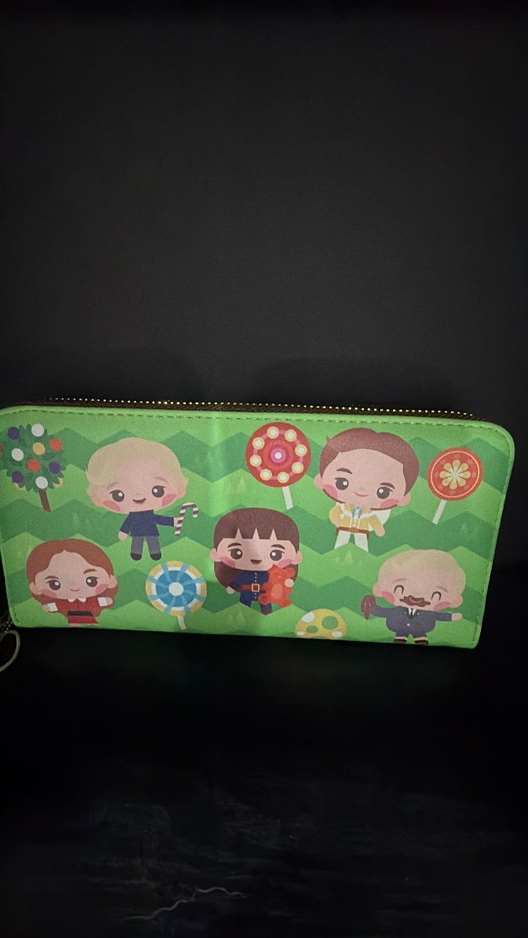 Loungefly Charlie and the Chocolate Factory Wonka 50th Anniversary Faux Leather Wallet