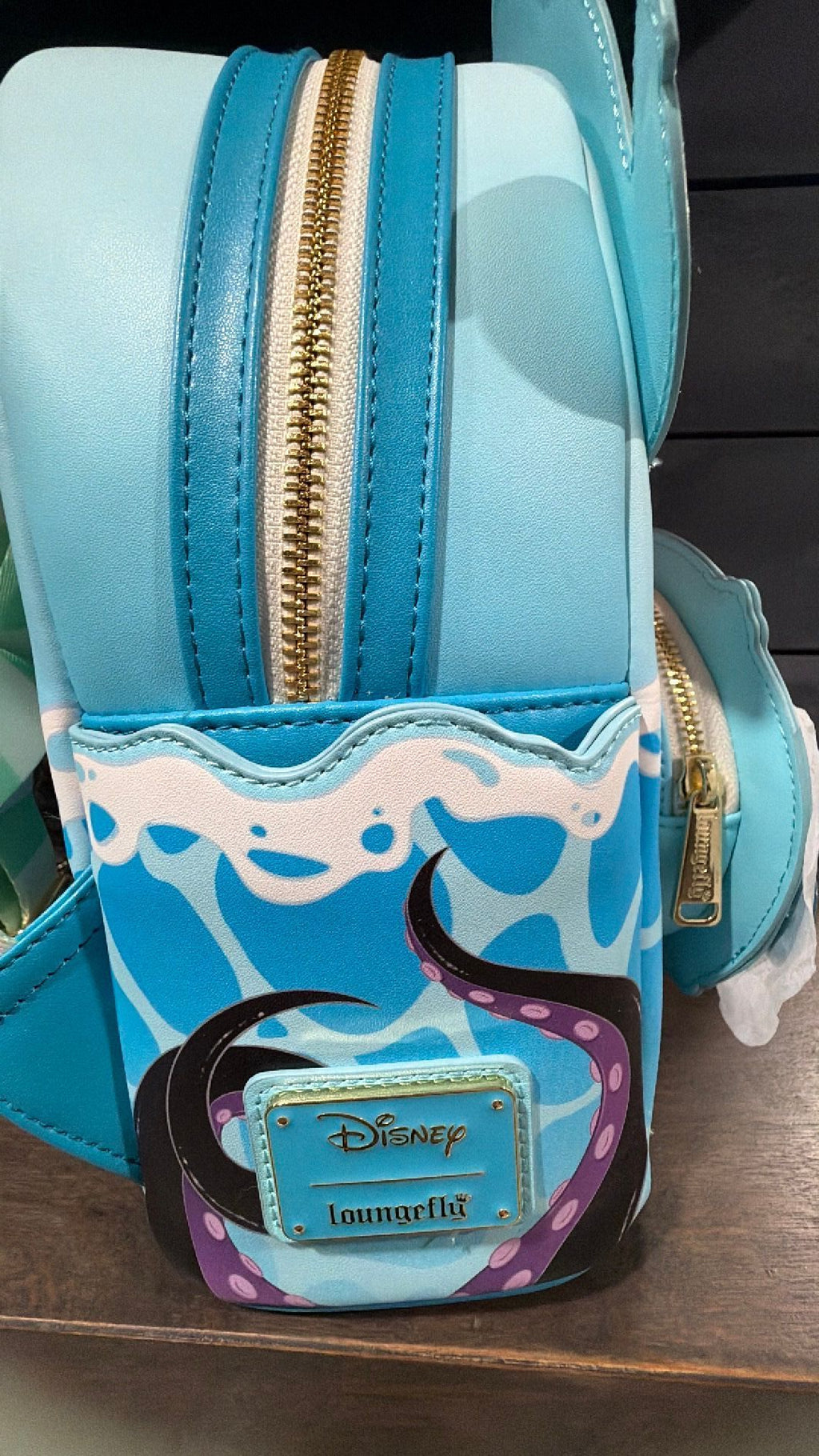 Little mermaid backpack NWT