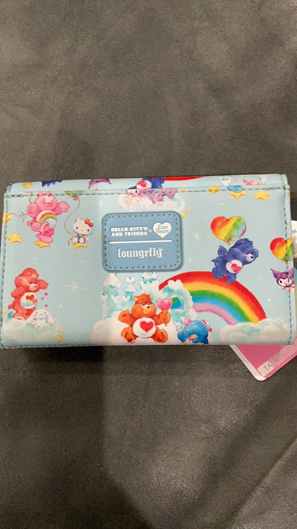 Care Bears and hello kitty wallet NWT