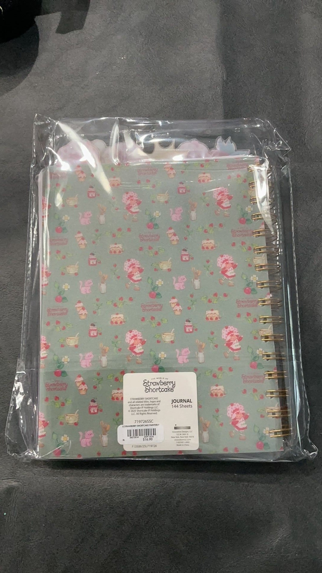Strawberry shortcake journal NWT