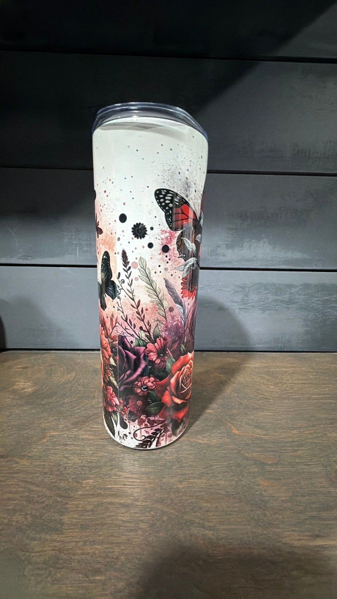 Ariel day of the dead inspired tumbler