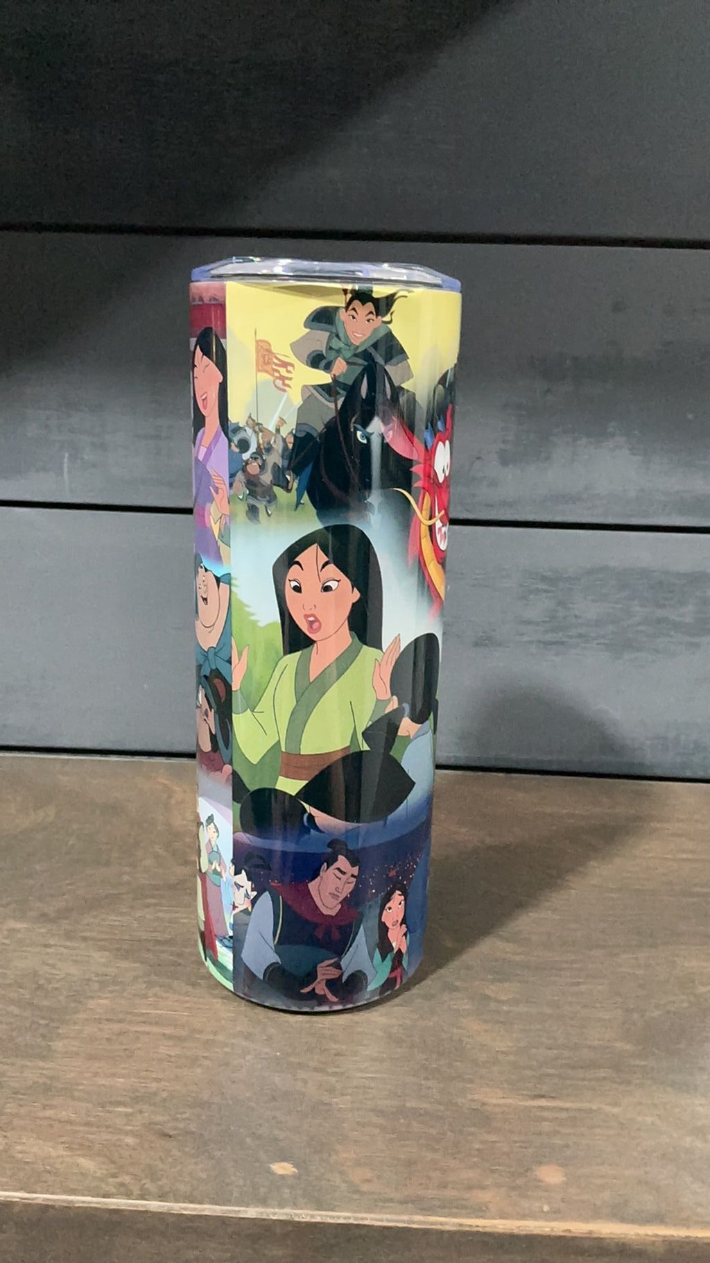Mulan inspired tumbler
