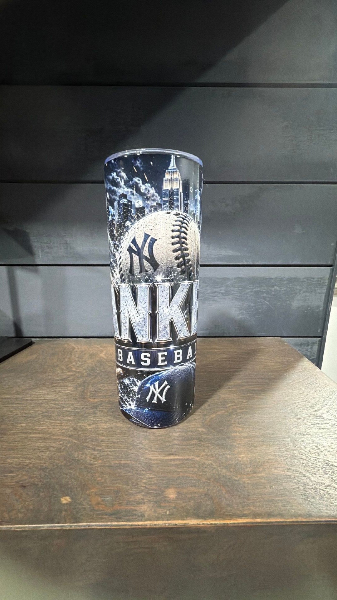 Yankees inspired tumbler
