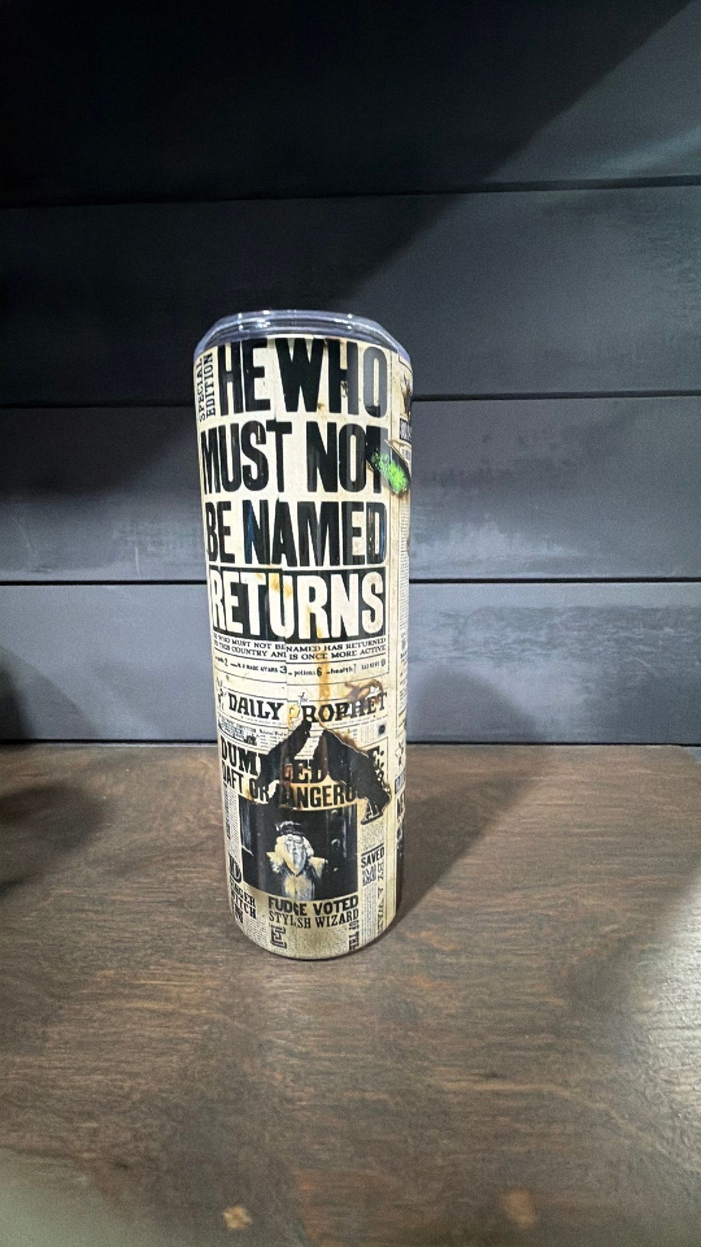 Slytherin inspired tumbler