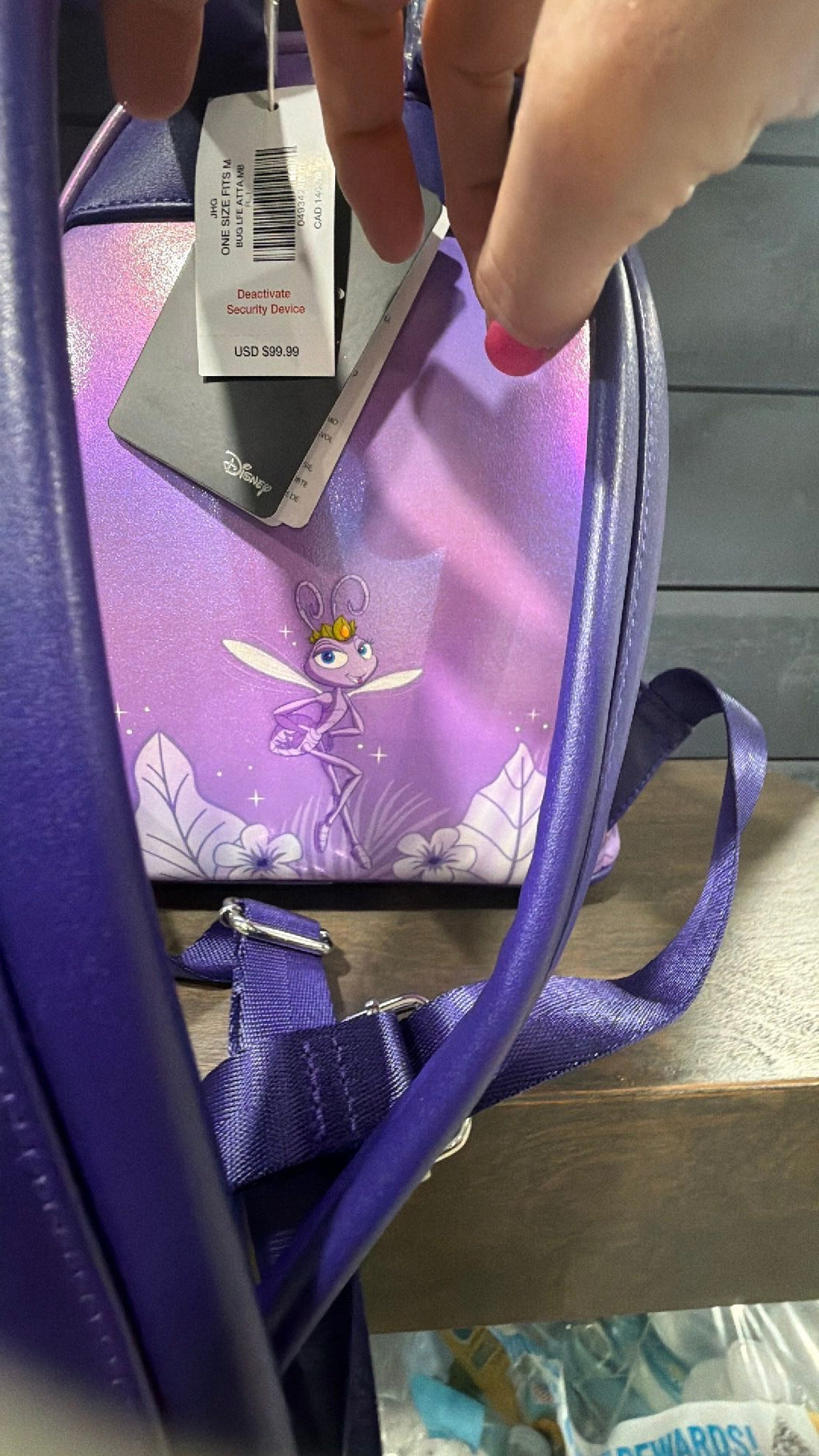 Bugs life backpack NWT