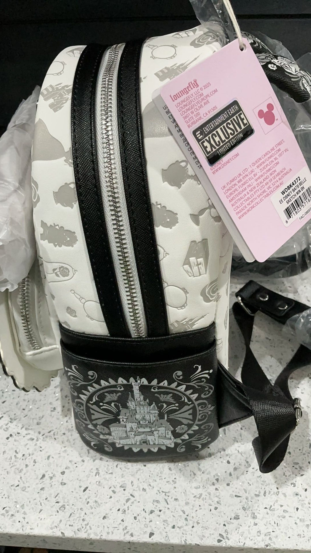 Belle sketch backpack NWT