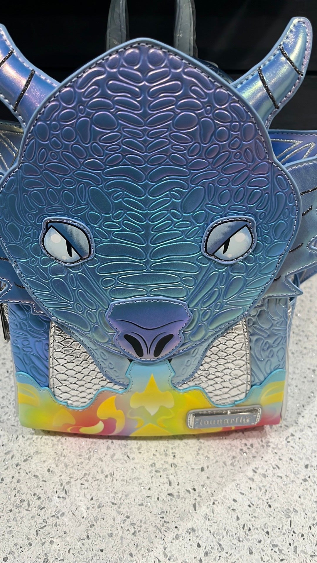 Blue dragon backpack NWT