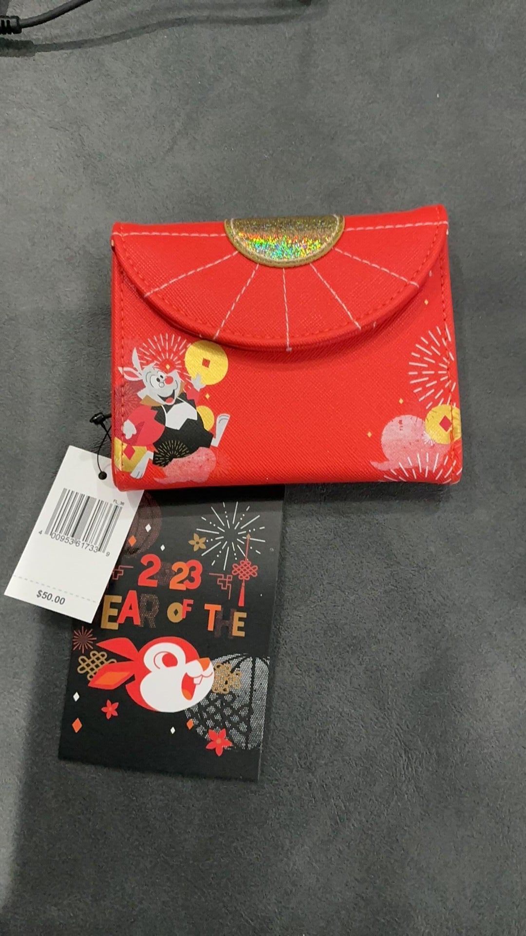 Rabbit lunar New year wallet NWT