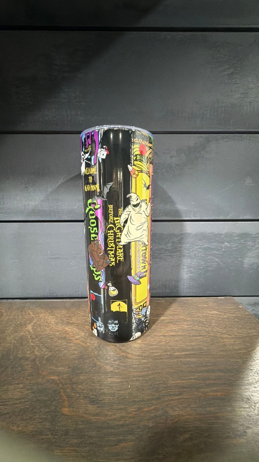 Halloween book inspired tumbler