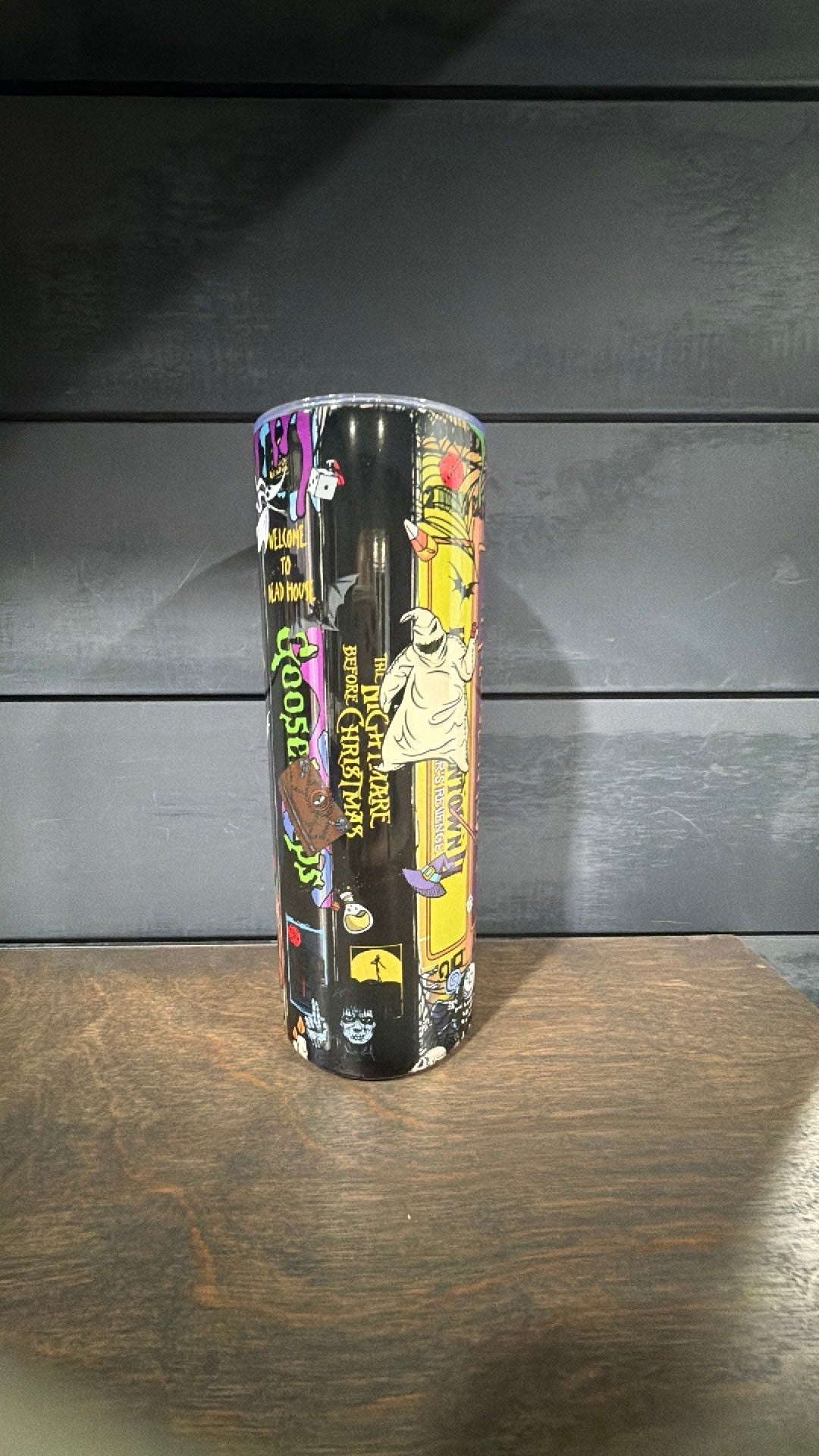 Halloween book inspired tumbler