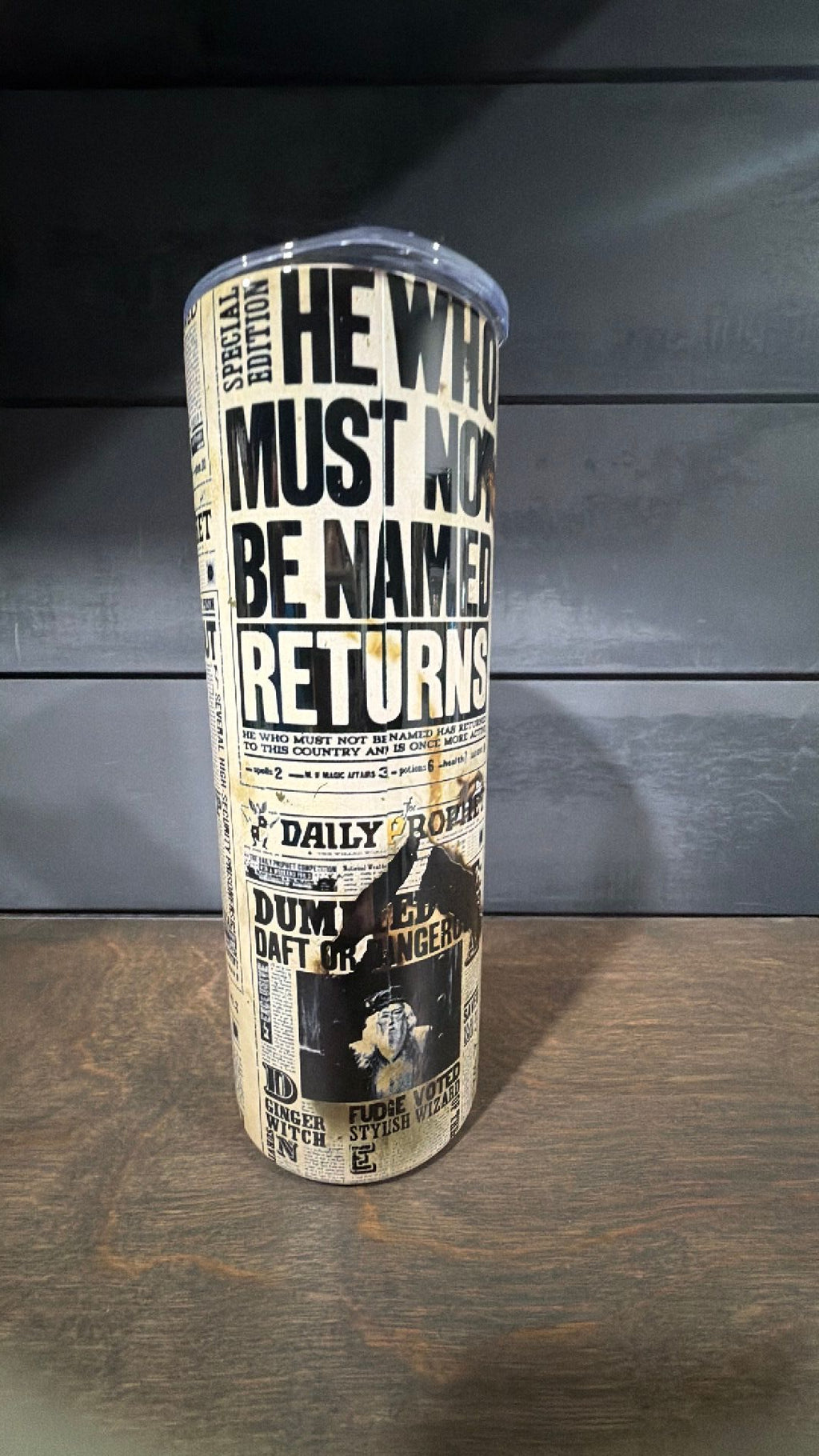Hufflepuff inspired tumbler