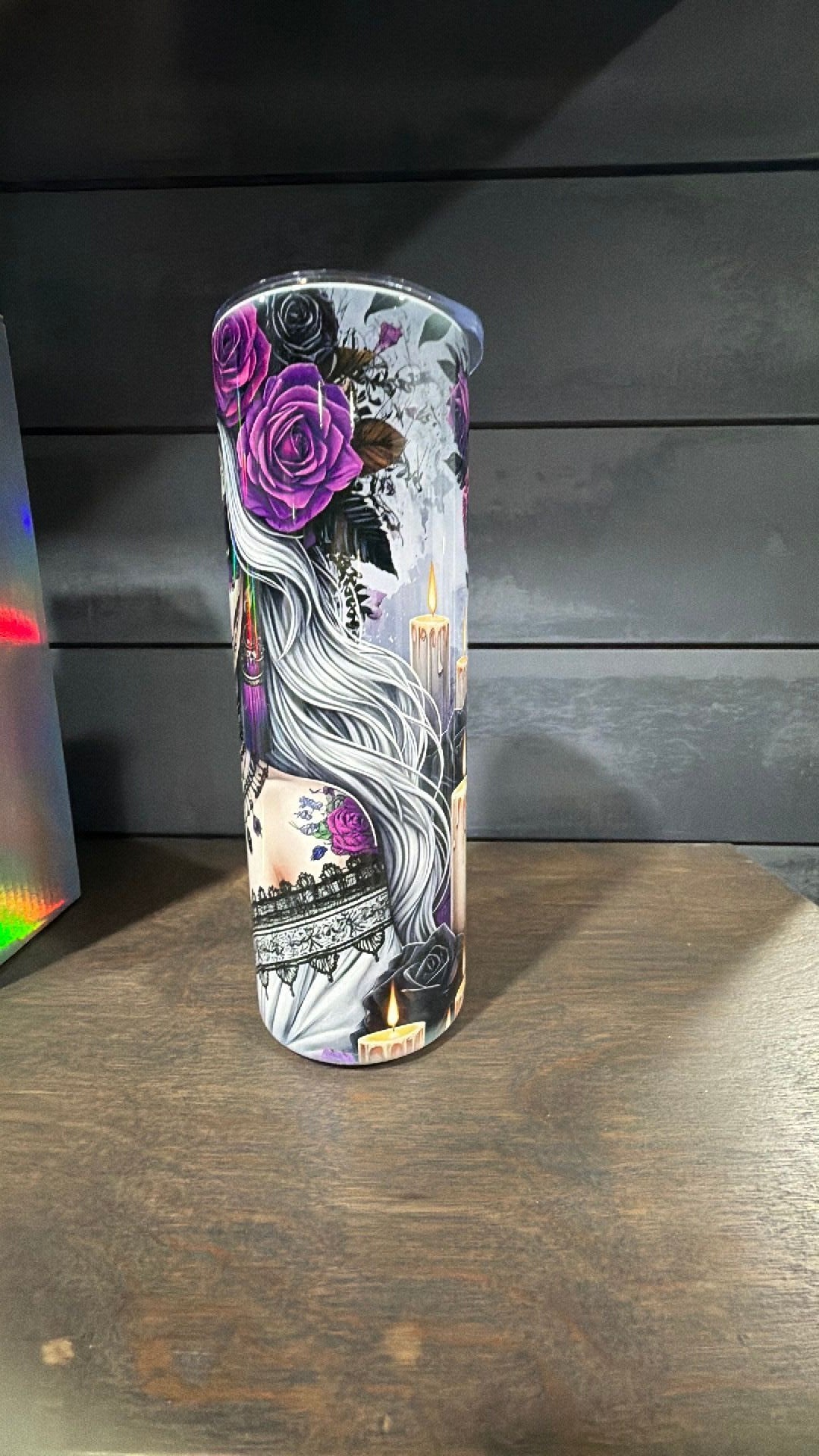 Sugar skull tumbler