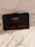 Star Wars “May The Force Be With You” Loungefly Wallet NWT