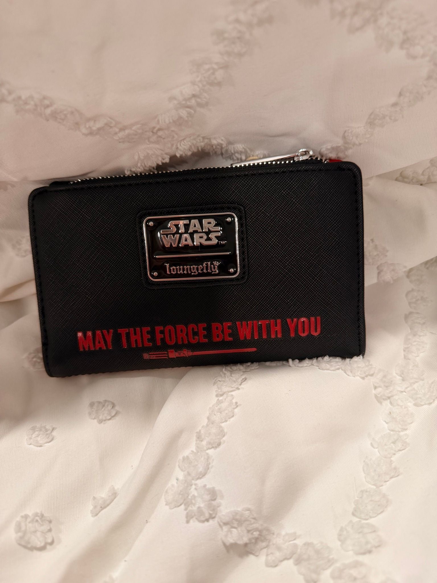 Star Wars “May The Force Be With You” Loungefly Wallet NWT