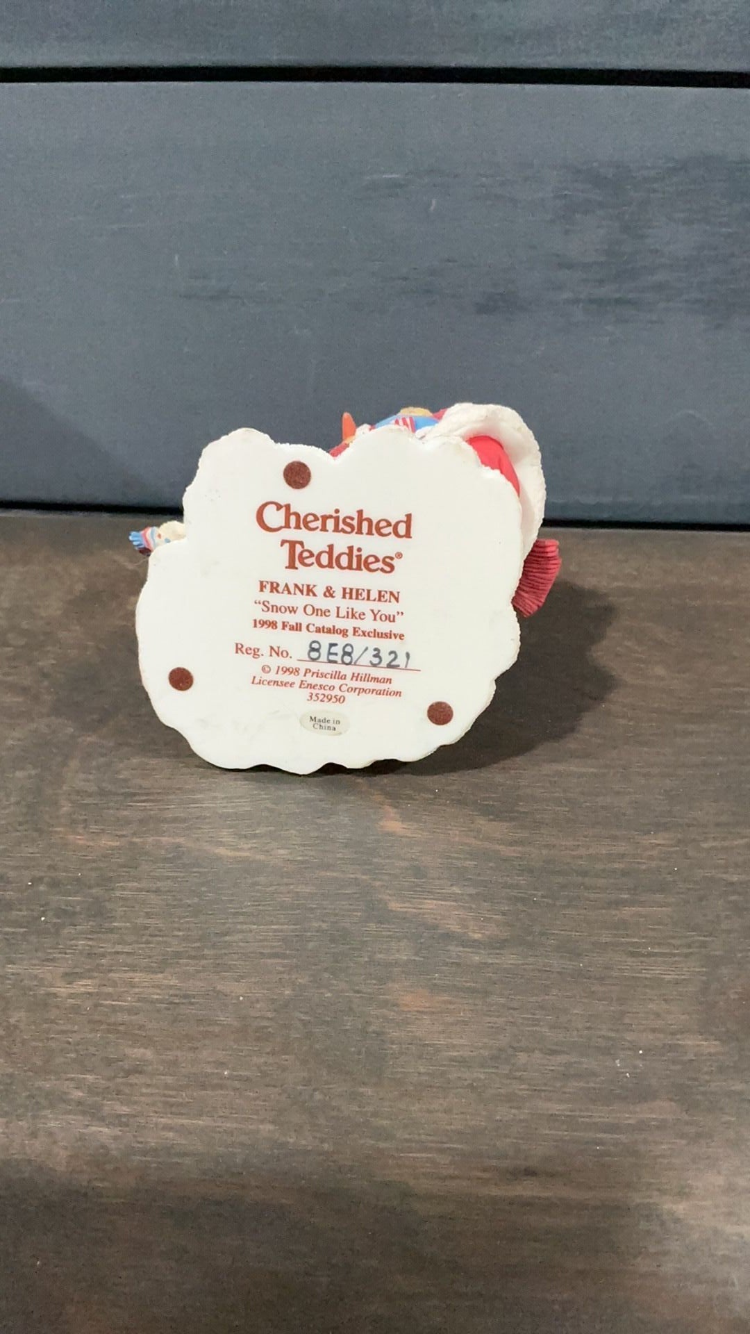 Cherished teddies pre-loved figure