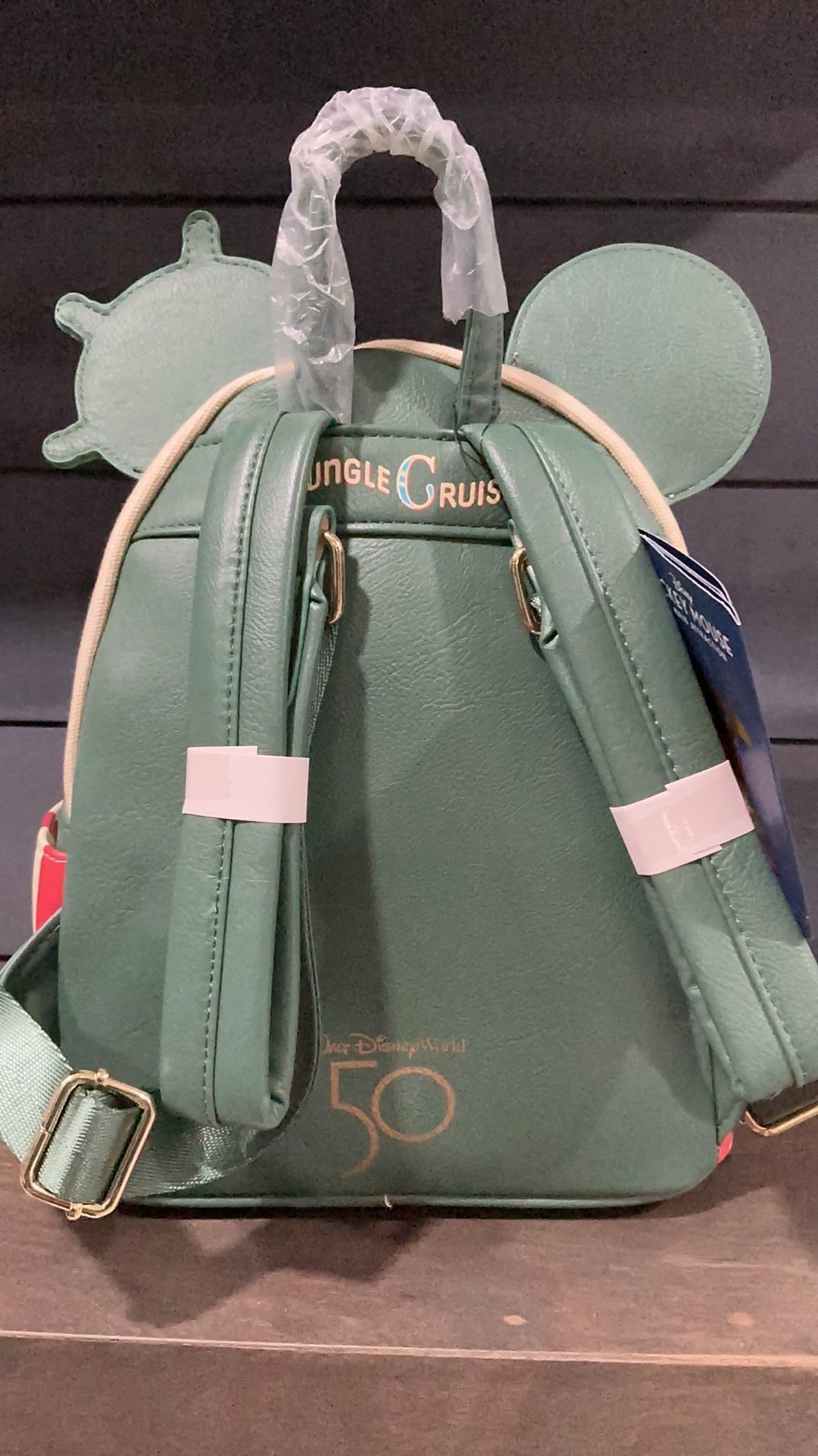 Disney Parks Loungefly NWT Mickey Mouse Main Attraction Jungle Cruise Backpack New