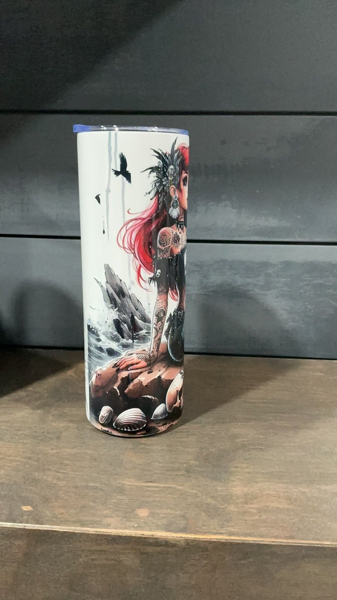Ariel inspired tumbler